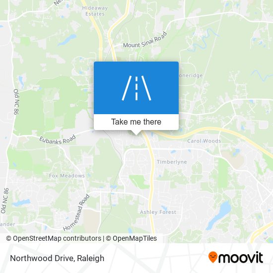 Northwood Drive map