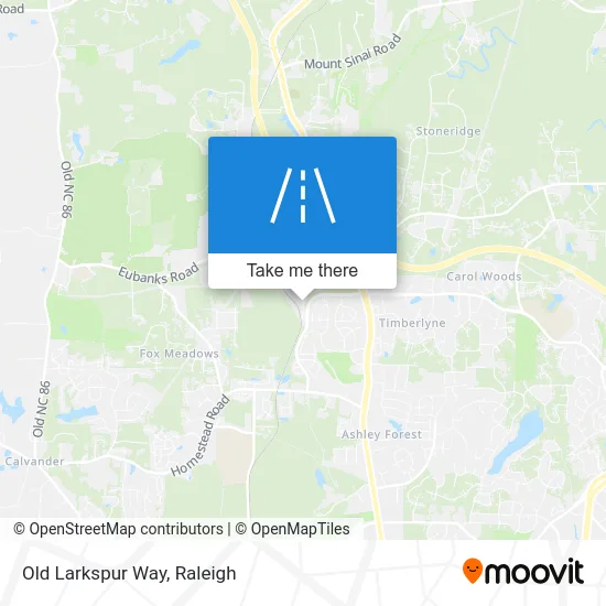 Old Larkspur Way map