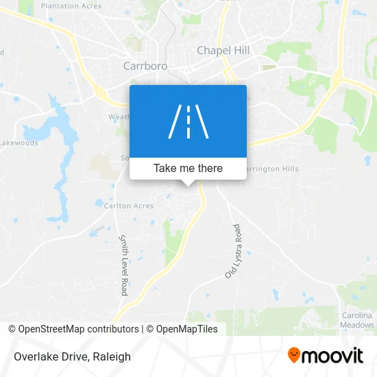 Overlake Drive map