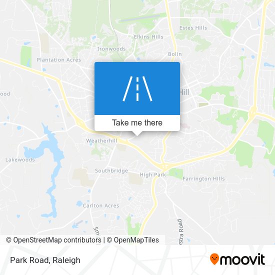 Mapa de Park Road
