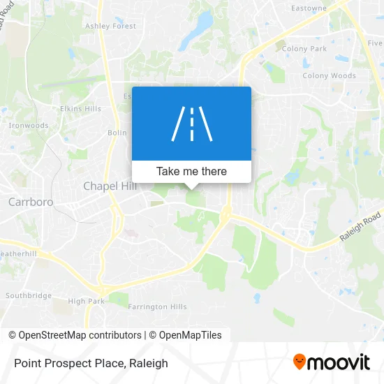 Point Prospect Place map