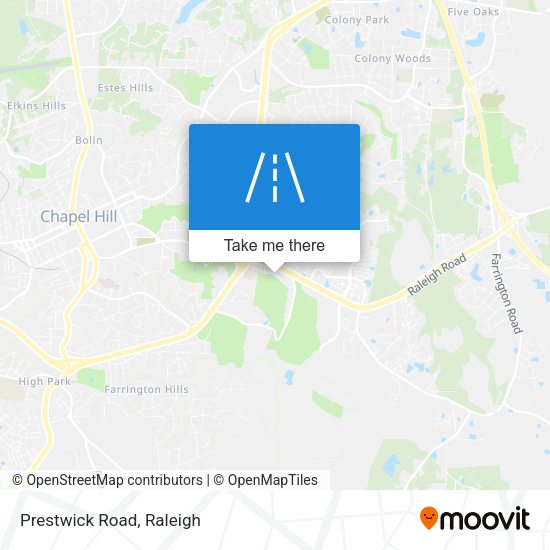 Mapa de Prestwick Road