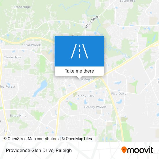 Providence Glen Drive map
