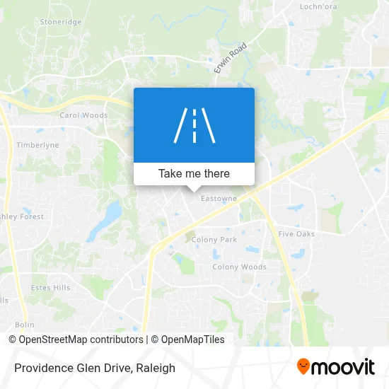 Providence Glen Drive map