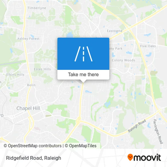 Mapa de Ridgefield Road