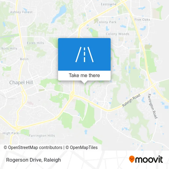 Rogerson Drive map