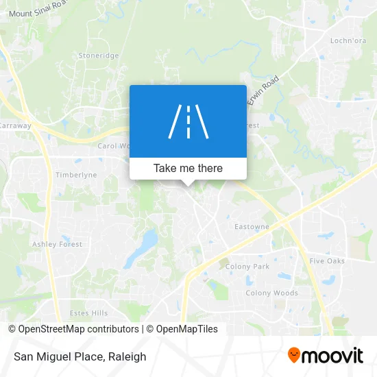 San Miguel Place map