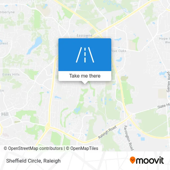 Sheffield Circle map