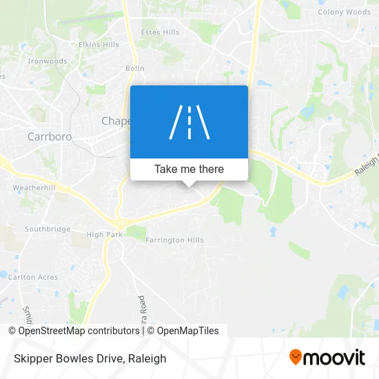 Skipper Bowles Drive map