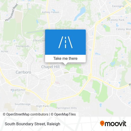 South Boundary Street map