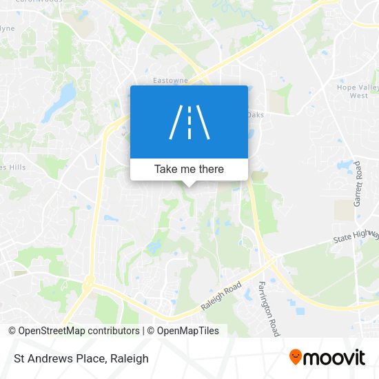 Mapa de St Andrews Place