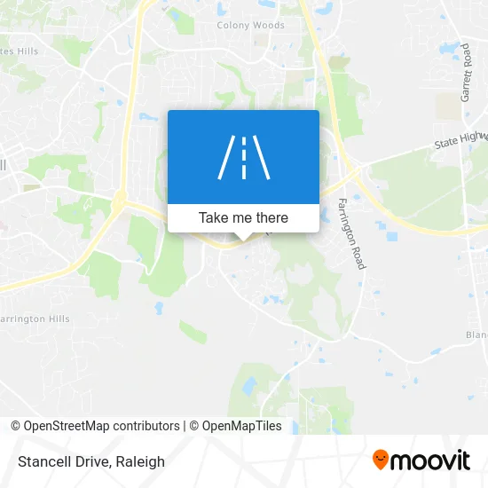 Stancell Drive map