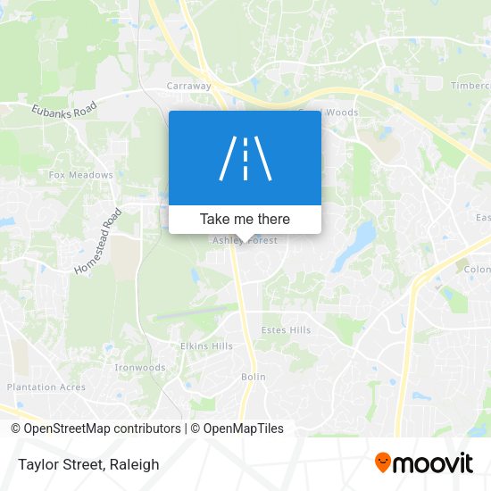 Mapa de Taylor Street
