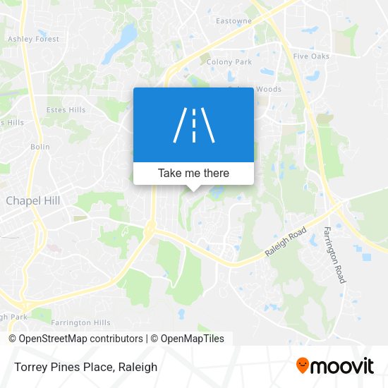 Mapa de Torrey Pines Place