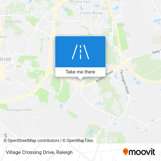 Mapa de Village Crossing Drive