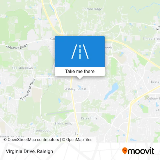 Virginia Drive map