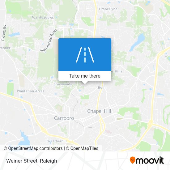 Mapa de Weiner Street