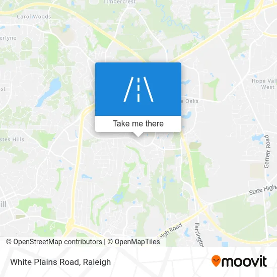 White Plains Road map