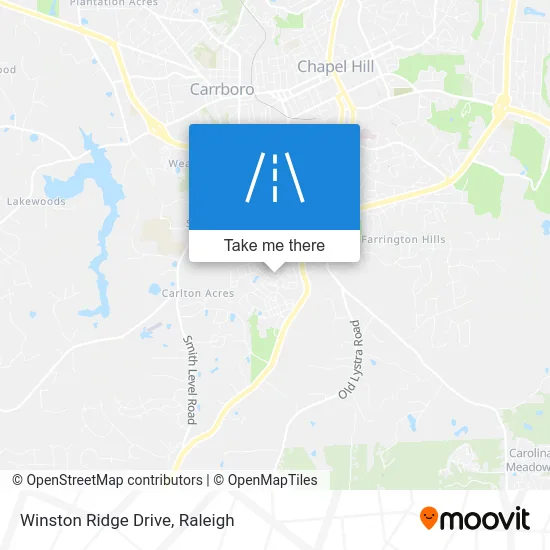 Winston Ridge Drive map