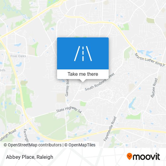 Abbey Place map