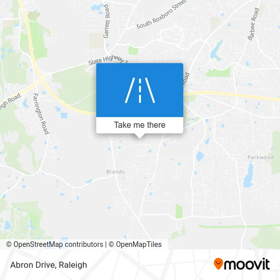 Abron Drive map