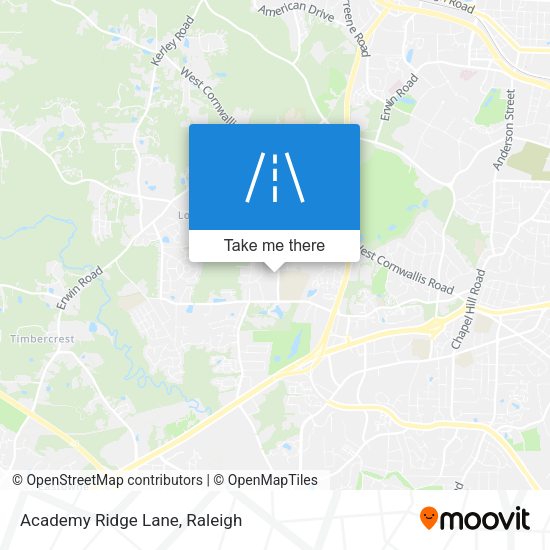 Academy Ridge Lane map