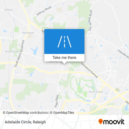 Adelaide Circle map