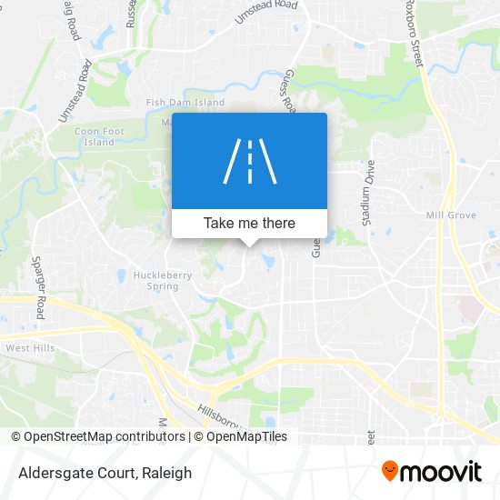 Aldersgate Court map