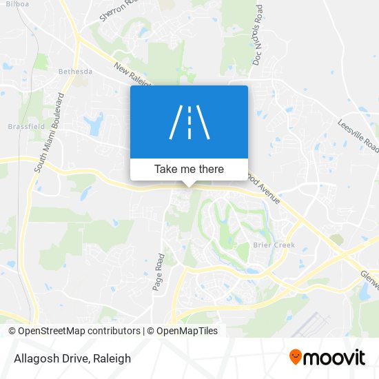 Allagosh Drive map