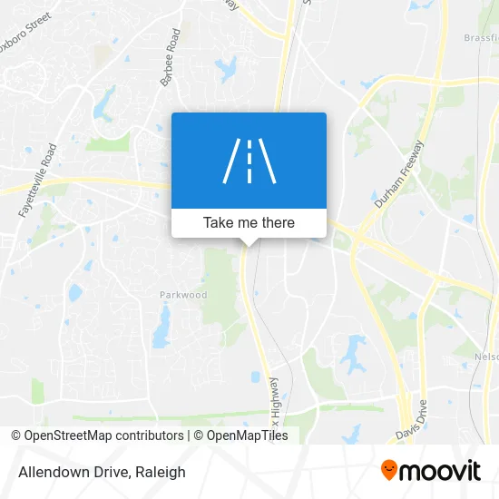 Allendown Drive map