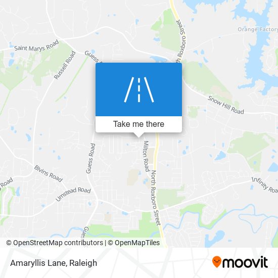 Amaryllis Lane map