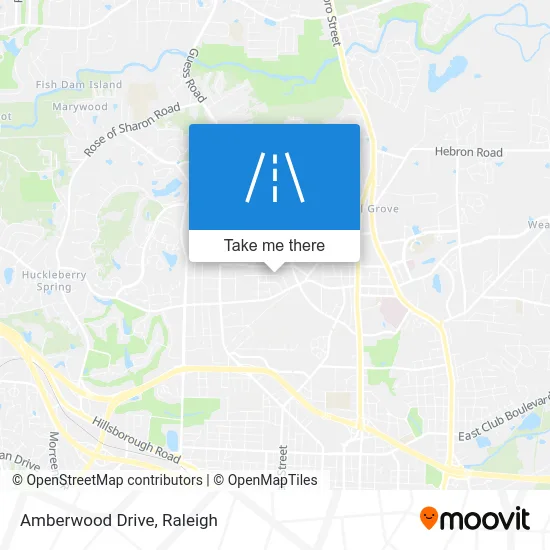 Amberwood Drive map