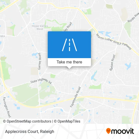 Applecross Court map