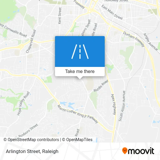 Arlington Street map