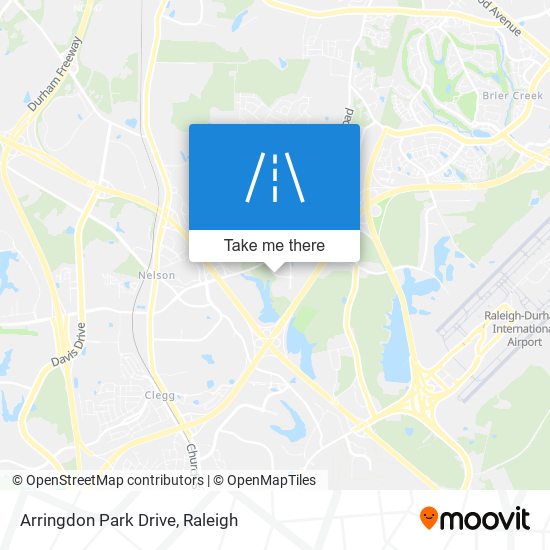 Arringdon Park Drive map