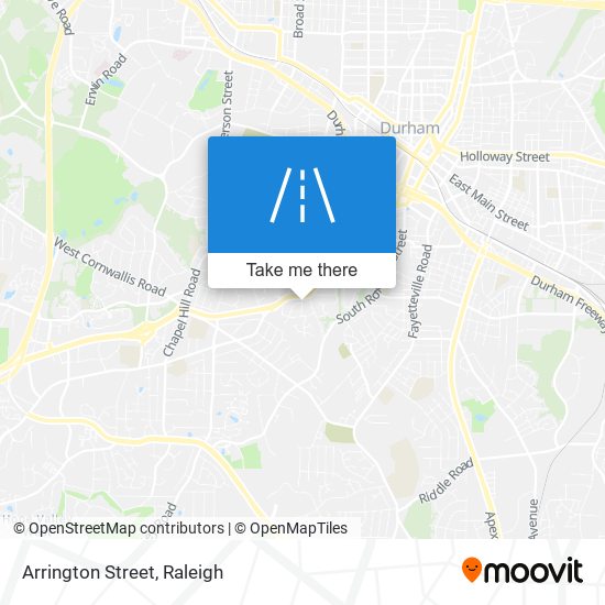 Arrington Street map