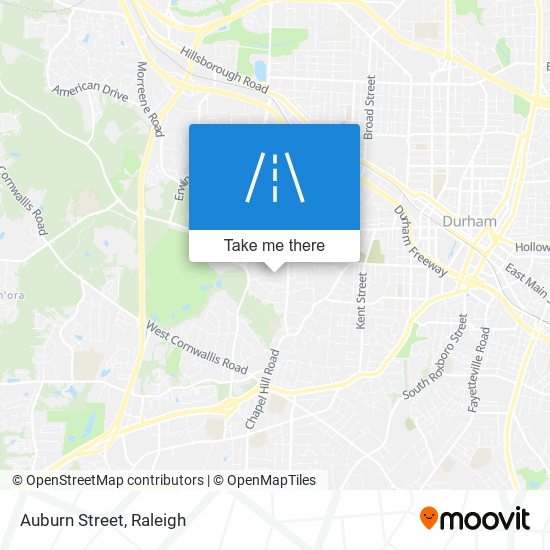 Auburn Street map