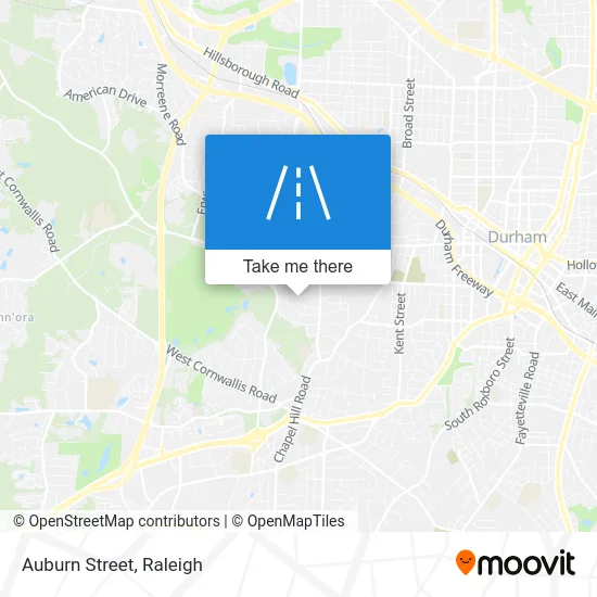 Auburn Street map