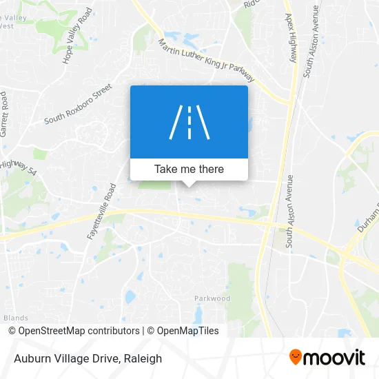 Auburn Village Drive map