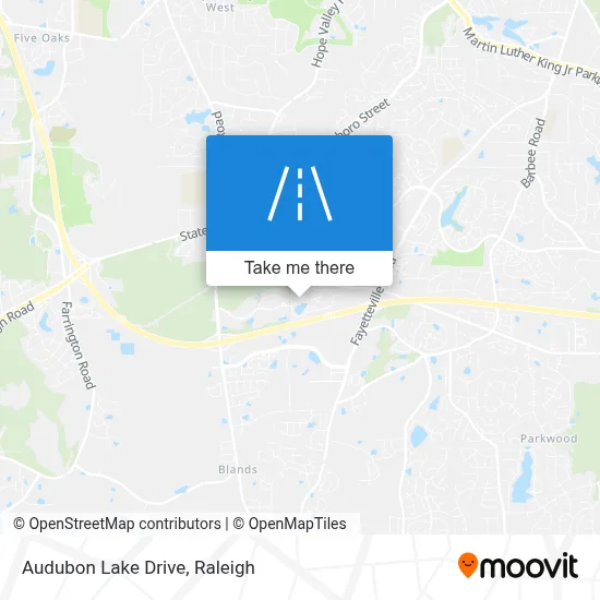 Audubon Lake Drive map