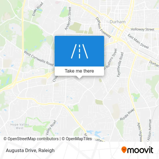 Augusta Drive map