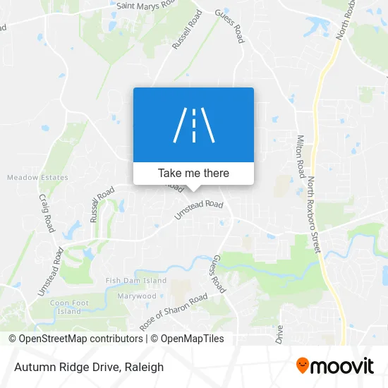 Autumn Ridge Drive map