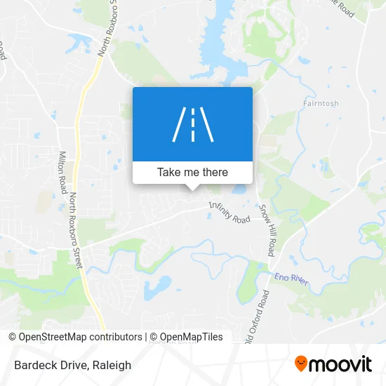Bardeck Drive map
