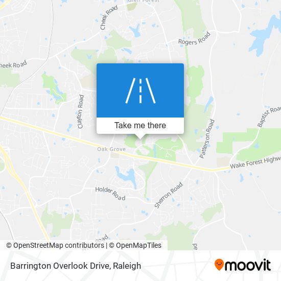 Barrington Overlook Drive map