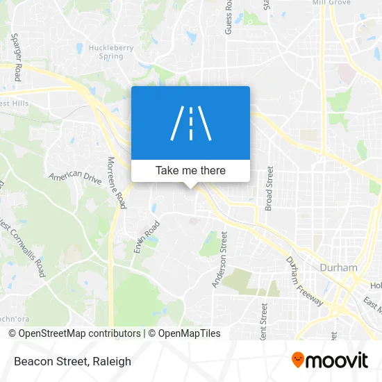 Beacon Street map