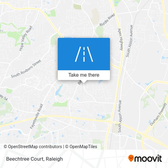 Mapa de Beechtree Court