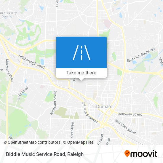 Biddle Music Service Road map