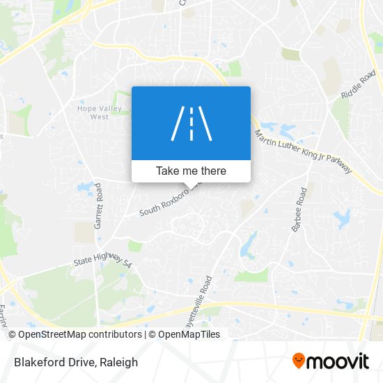 Blakeford Drive map