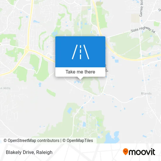 Blakely Drive map