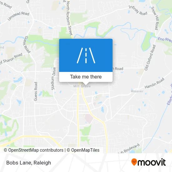 Bobs Lane map